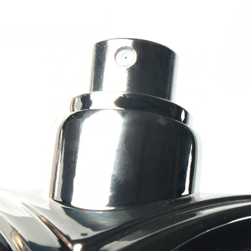 Black Perfume Spray Glass Bottle