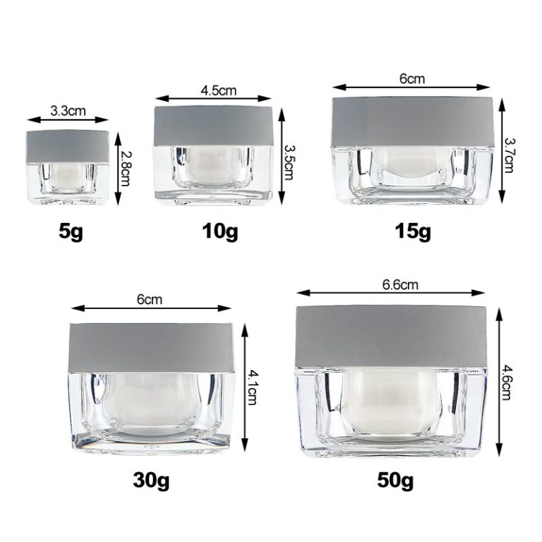 Face Cream Bottle 30g Best Transparent Cosmetic Jar