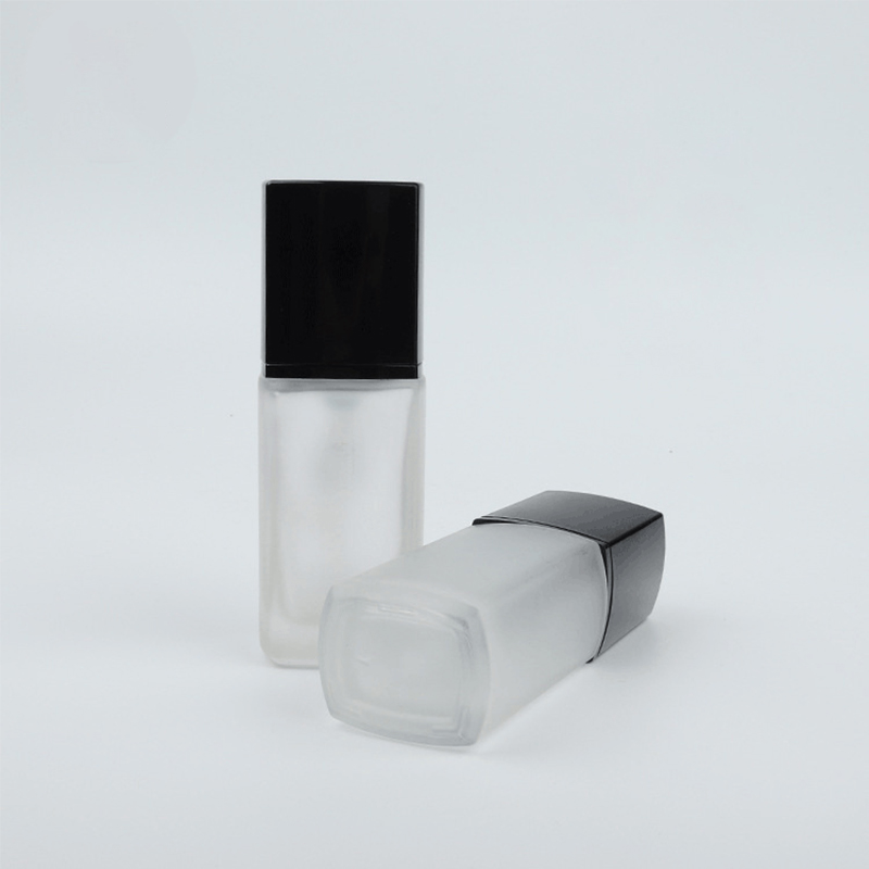 Clear Foundation Pump Bottle