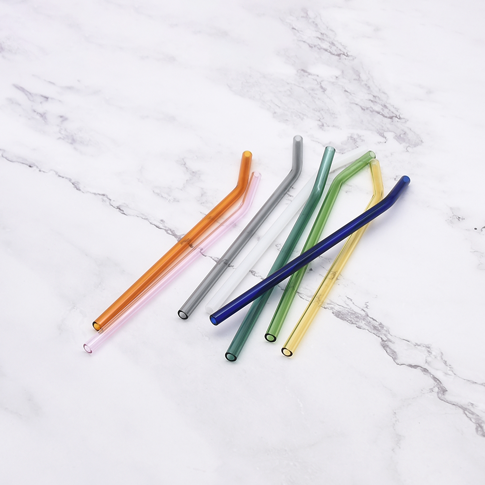 Colored Glass Straw