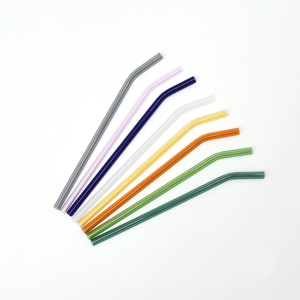 Colored Glass Straws Packaging
