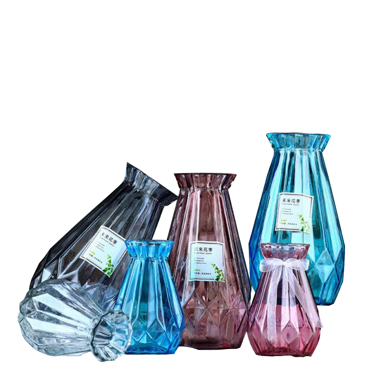 Colored Glass Vases