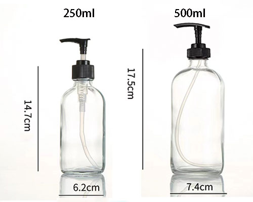 Glas Lotion Pump Bottle