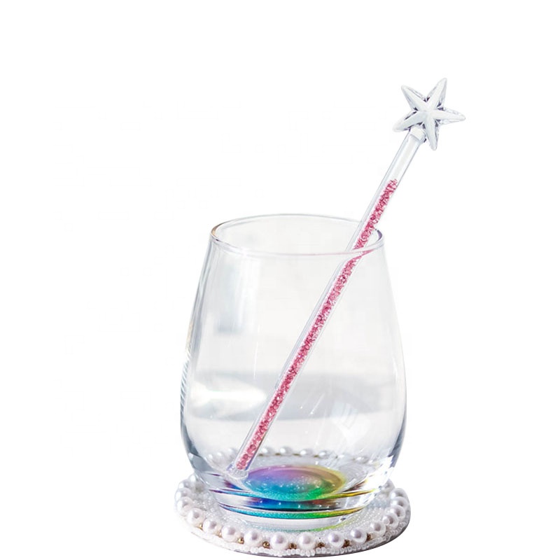 Glass Cocktail Swizzle Sticks
