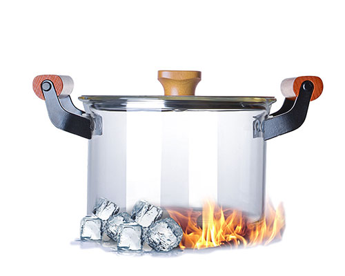 Glass Cooking Pot Stove Top