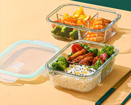Glass Lunch Box with Lid