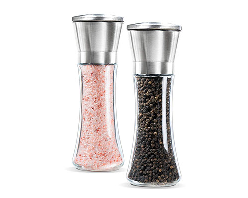 Glass Spice Jars With Grinder Top