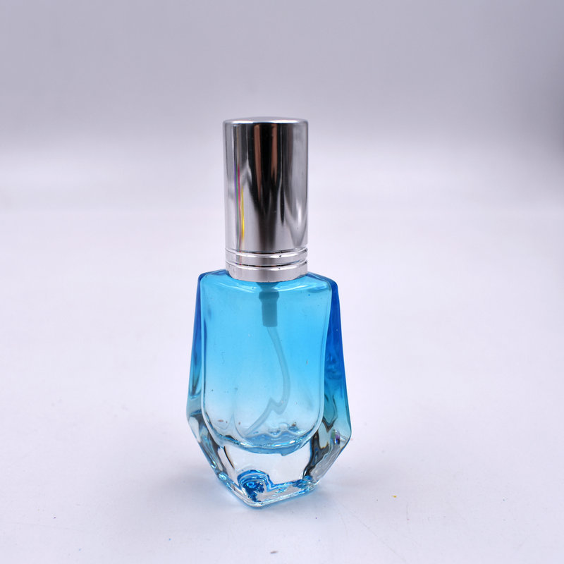 Gradient Blue Perfume Bottle