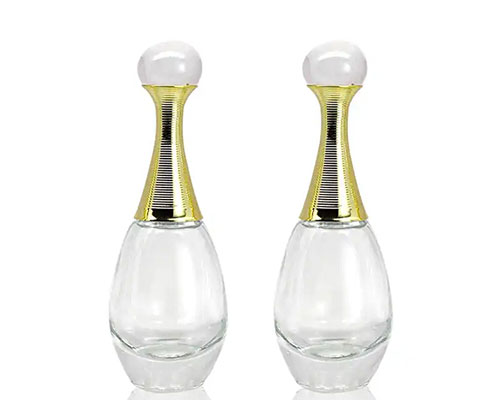Oval Shape Clear Perfume Bottles
