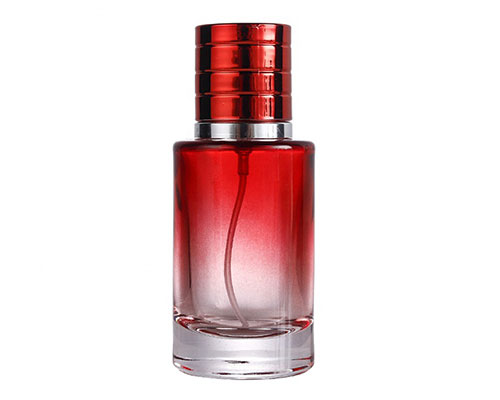 Red Glass Perfume Spray Bottle