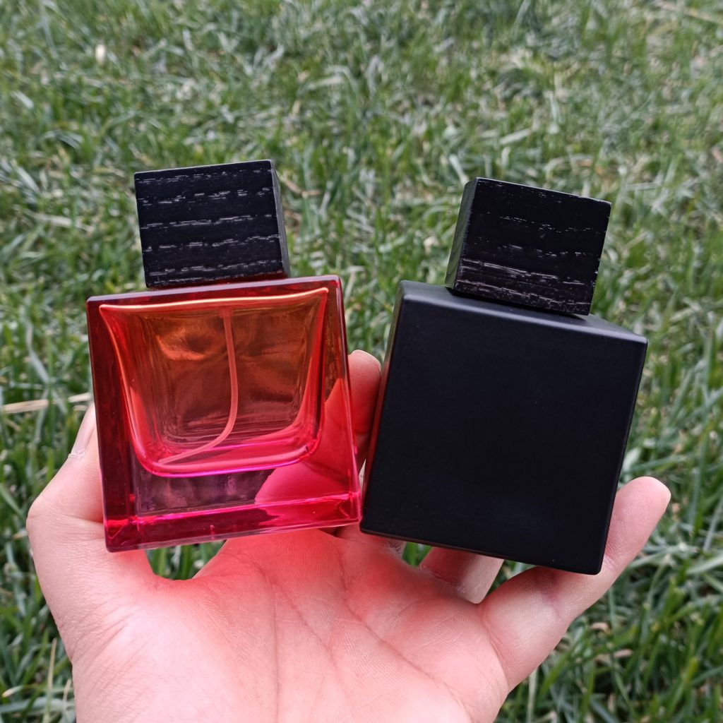 Red Square Bottle Perfumes