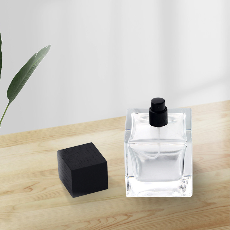 Square Perfume Bottle with Llid