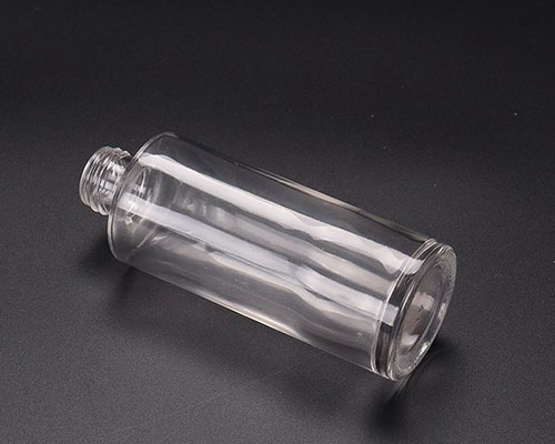 Clear Glass Lotion Bottle