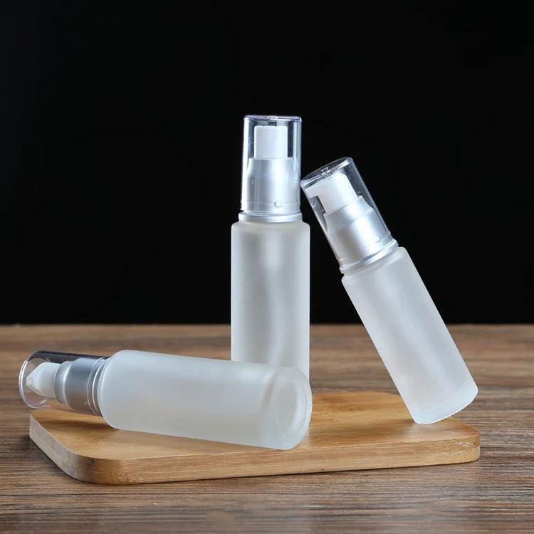 Clear Glass Lotion Bottles