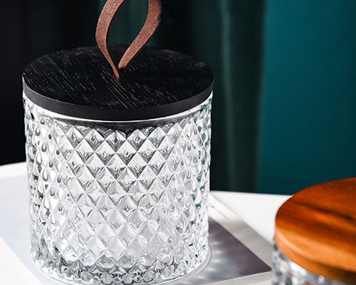 Crystal Cookie Jar With Lid