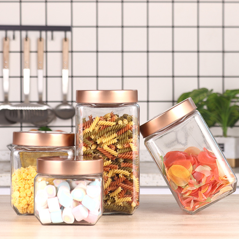 Glass Canisters With Lids