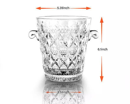 Glass Ice Bucket for Sale