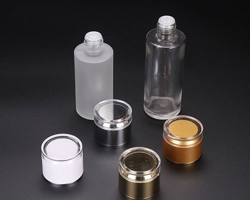 Glass Lotion Bottles with Caps