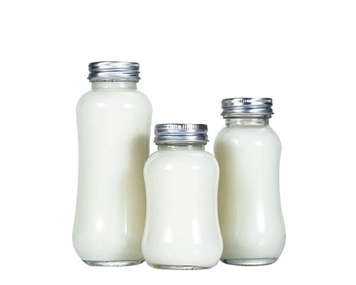 Glass Milk Container