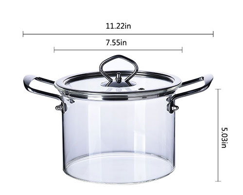 Glass Pot For Boiling Water
