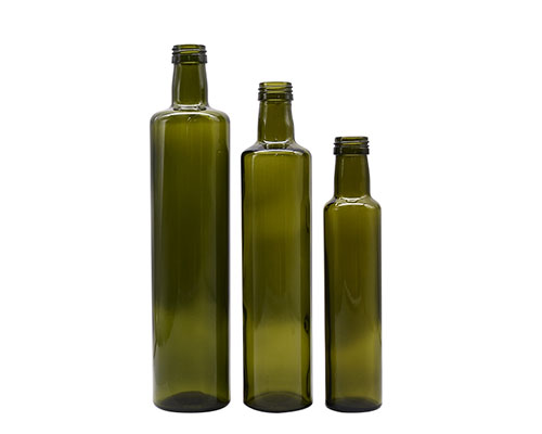 Green Olive Oil Glass Bottles