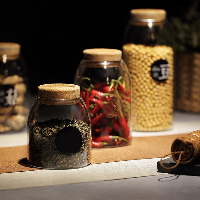 Spice Jars With Cork Lids