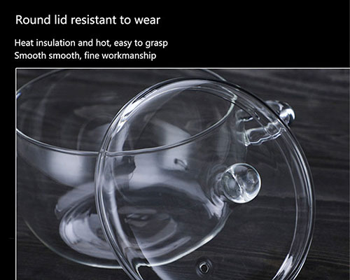 Transparent Glass Pot
