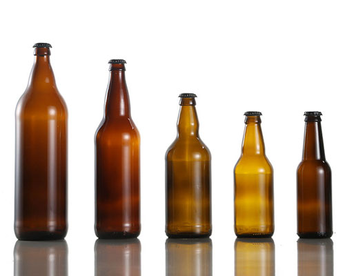 Amber Beer Bottles