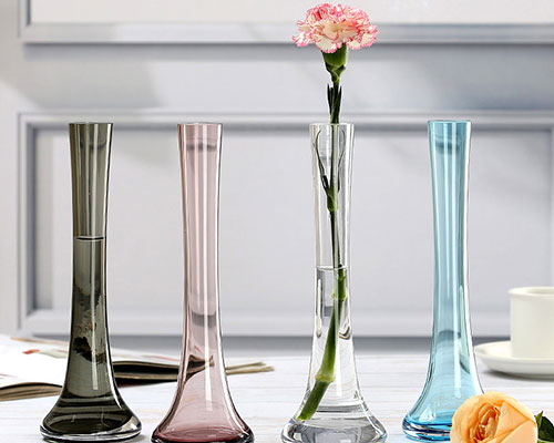 Colored Bud Vases