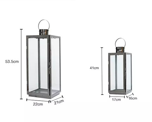 Lantern Glass Candle Holder