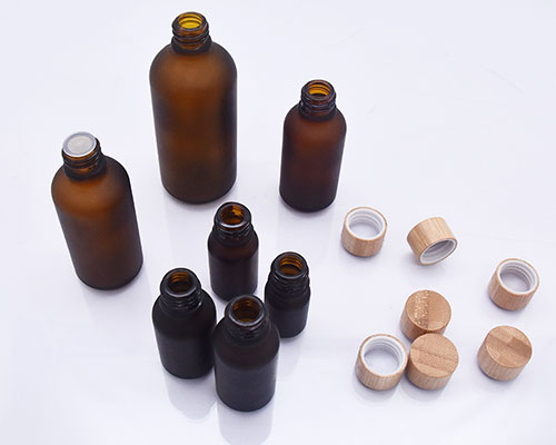 Brown Glass Pill Bottle