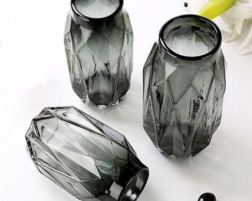Geometric Glass Vases