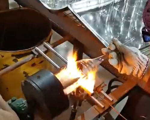 Glass Goblet Manual Production