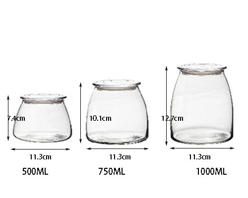 Clear Glass Jars With Glass Lids Wholesale