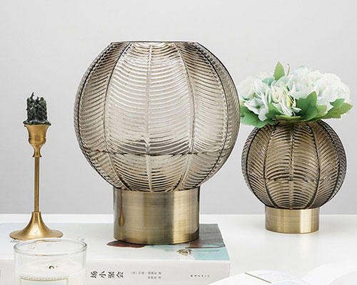 Spherical Lantern Glass Vase