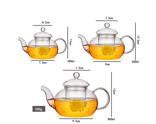 Glass Kettles With Tea Infusers
