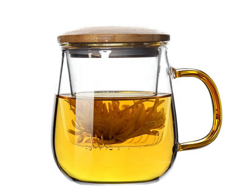 Glass Tea Cup With Infuser