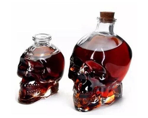 Skull Shaped Decanters