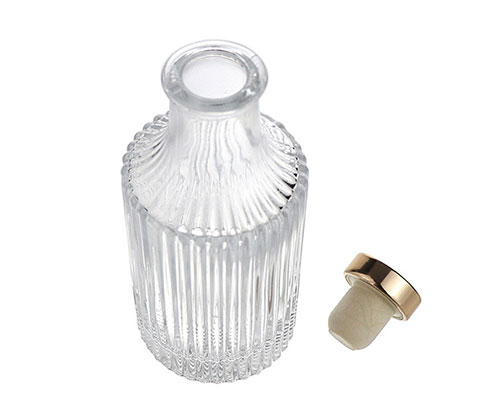 Vertical Stripes Glass Diffuser Bottle
