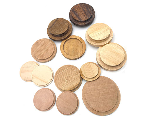 Bamboo Wooden Lids for Glass Jars