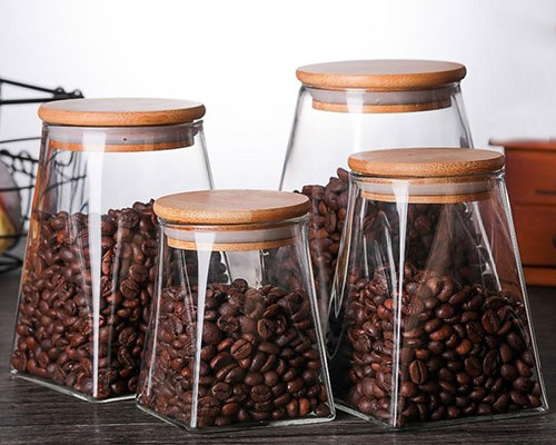 Glass Coffee Beans Jars Wholesale