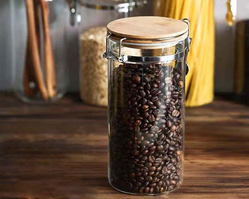 Glass Coffee Storage Jar