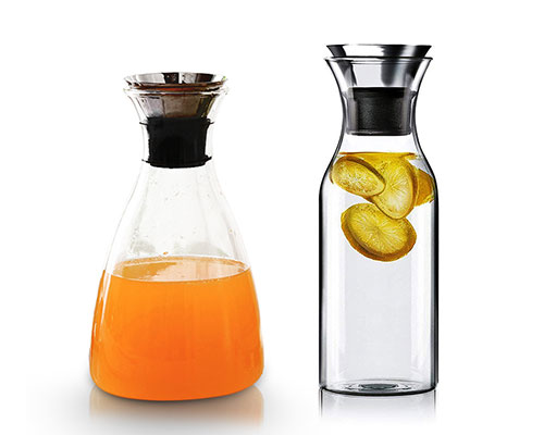 Glass Jugs with Lids