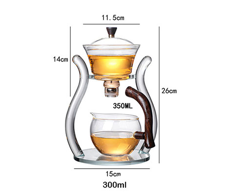 Glass Teapot With Cups