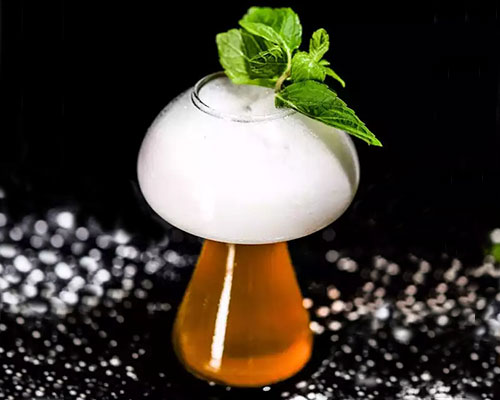 Mushroom Glass Beer Cup