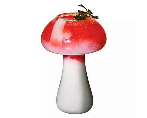 Mushroom Glass Cup for Juice
