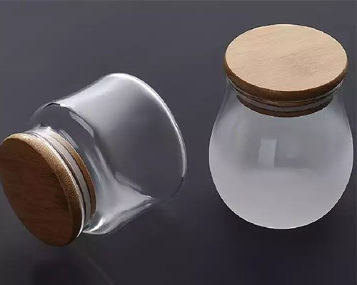 Small Round Glass Jars