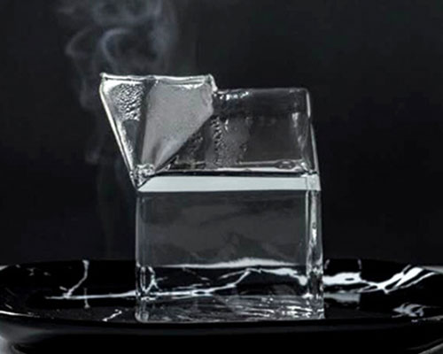 Square Clear Glass Water Pitcher