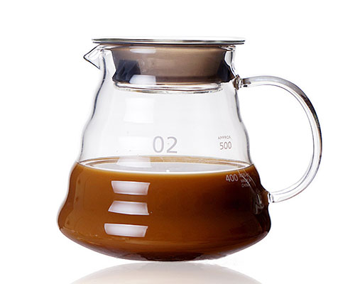 Glass Coffee Kettle with Handle