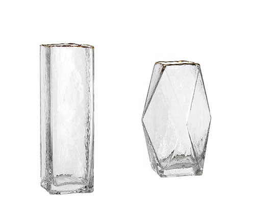 Flower Vase Clear Glass